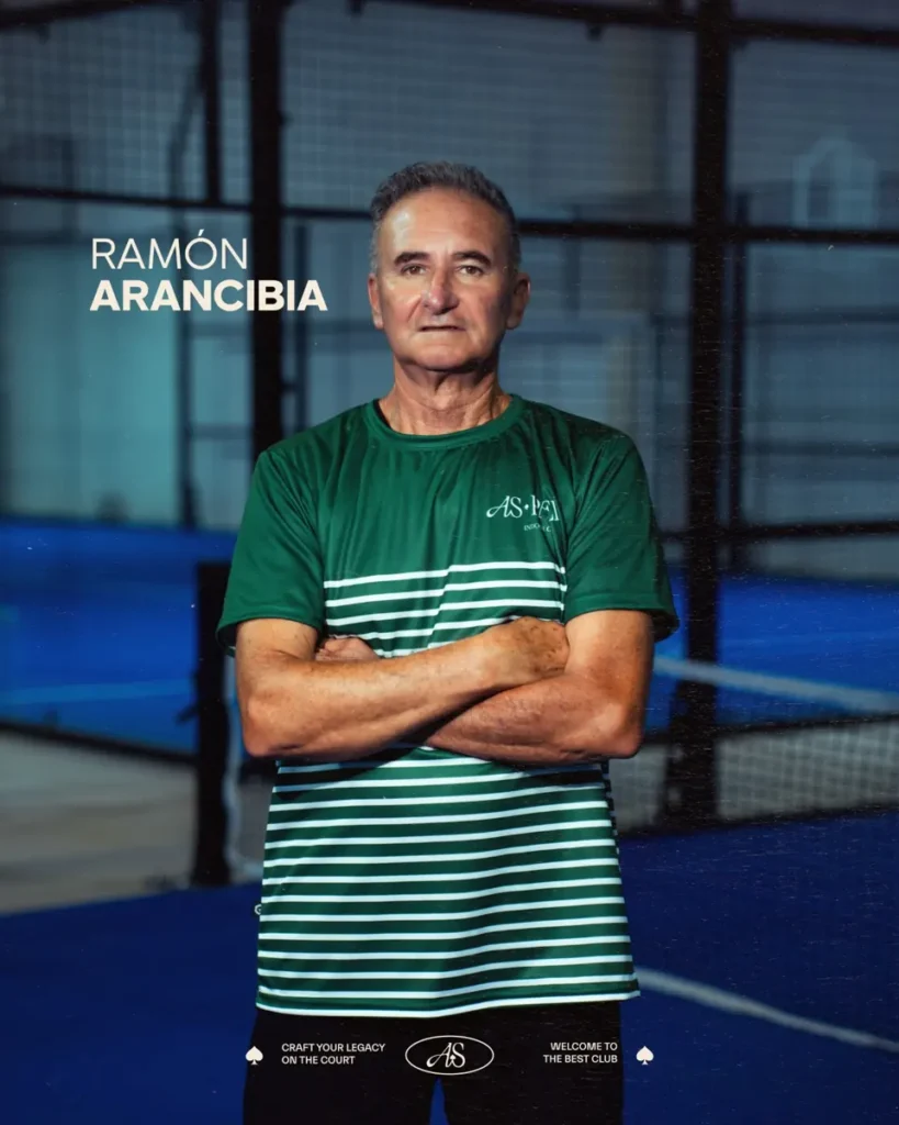 Ramón Arancibia en fotografía de archivo de AS Pádel